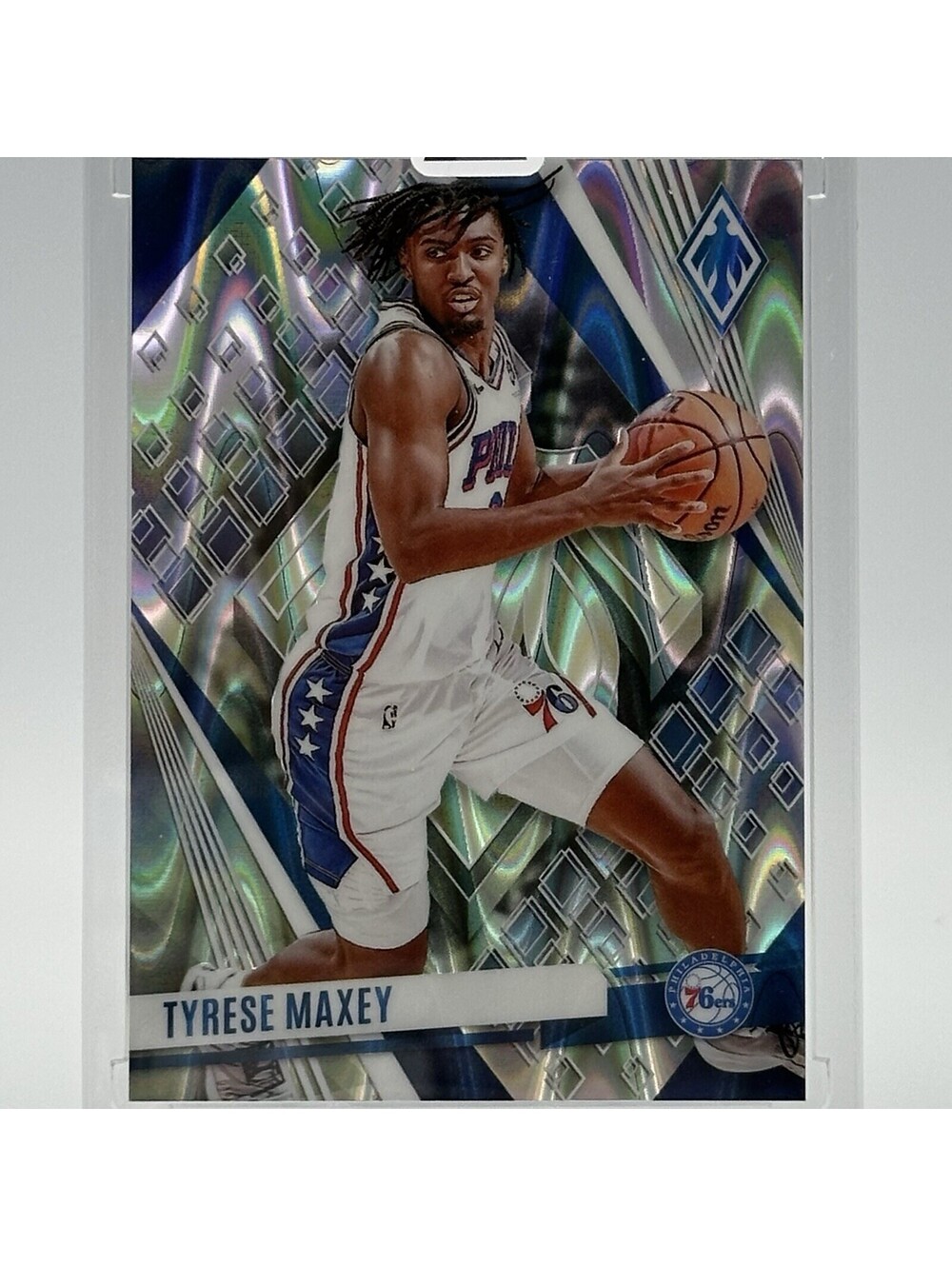 Tyrese Maxey 2023-24 Panini Phoenix Basketball #114 Serial #66/125 76ers